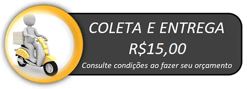 Coleta e entrega por 10 reais, consulte condições.